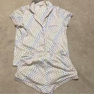 disco heart roller rabbit pjs